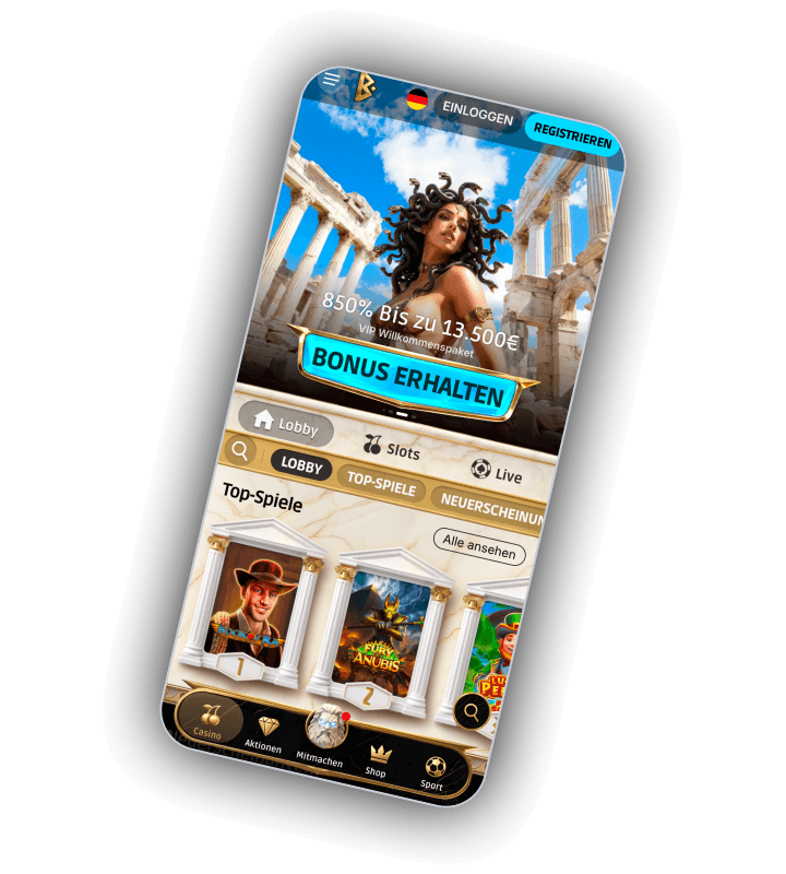 Betmica Casino auf Deutsch mit Startangebot, Jackpot-Topf und Spielregalen
